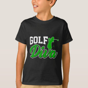 Womens Golf Diva - Funny Golfing Golf Lover Women T-Shirt