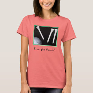 Women's golf-lover tee