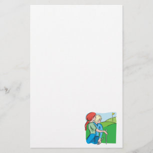 Womens Golf Stationery