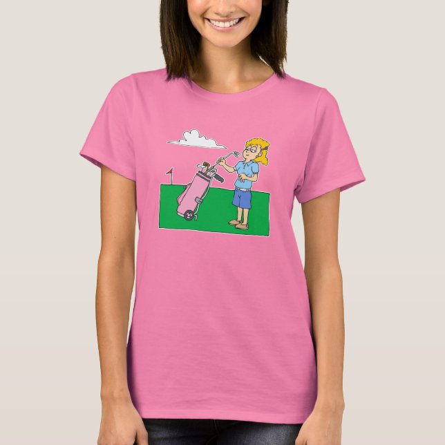Womens Golf T-Shirt (Front)
