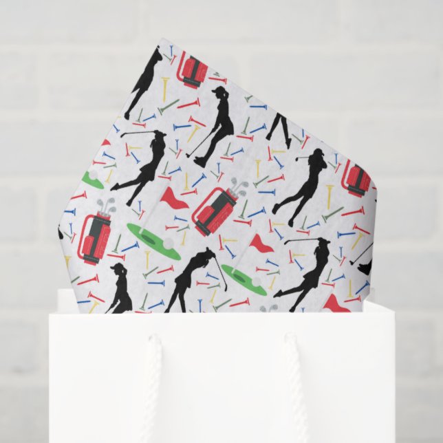 Women's Golf Tissue Paper (Gift Bag)