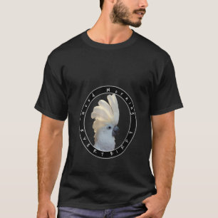 Womens Good Morning Everybirdy Happy Cockatoo T-Shirt
