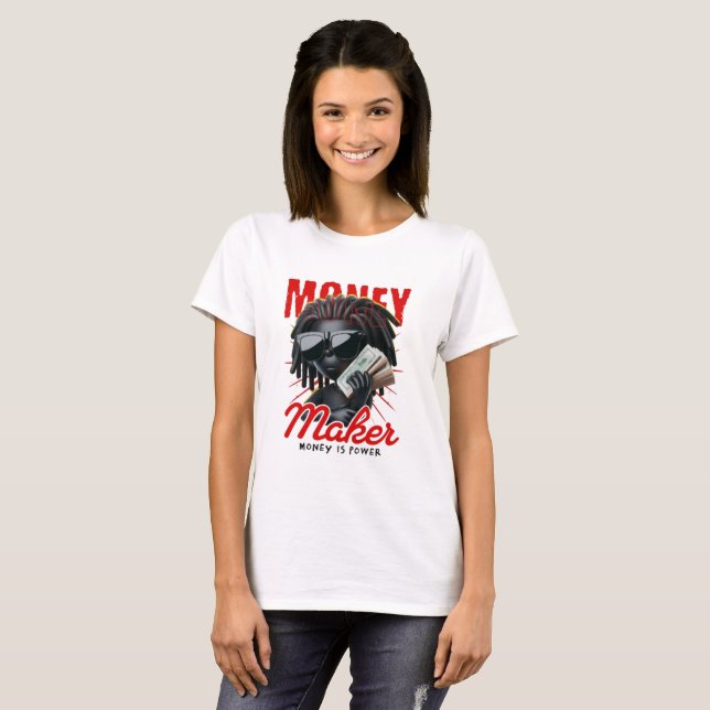 Women's Gorilla Money Maker Tee - Queen Mindset  (Front Full)