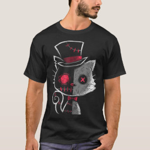 Womens Goth Summer Graphic Harajuku Gothic Creepy T-Shirt