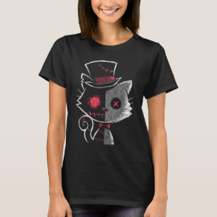 Women's Goth Summer Graphic Harajuku Gothic Creepy T-Shirt