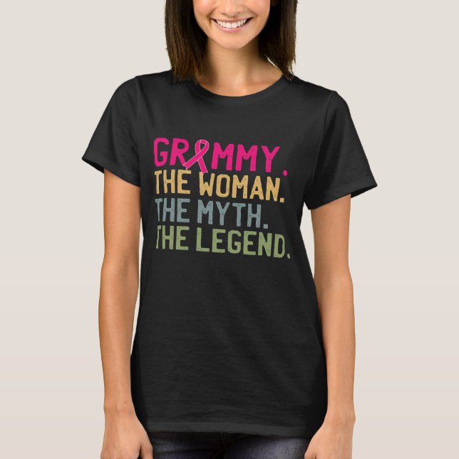 Womens Grammy The Woman The Myth The Legend T-Shirt (Front)