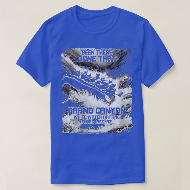 Womens Grand Canyon White Water Rafting River Rapi T-Shirt (Design Front)