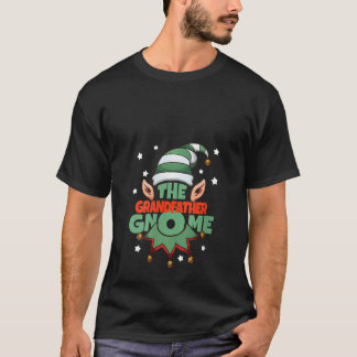 Womens Grandfather Gnome Matching Family Group Fun T-Shirt