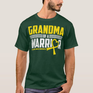 Womens Grandma Childhood Cancer Awareness Survivor T-Shirt