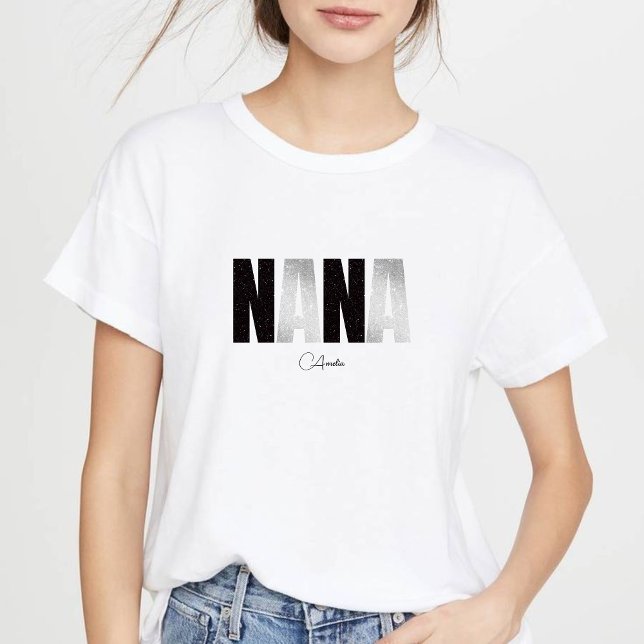 Women's Grandma Nana T-Shirts &Custom Name T-Shirt (Creator Uploaded)