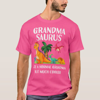 Womens Grandmasaurus Grandma Saurus Women Dinosaur T-Shirt