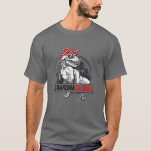 Womens Grandmasaurus Rex Dinosaur Funny Mother's D T-Shirt