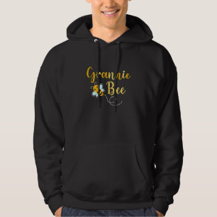 Womens Grannie Bee  Cute Mummy To Bee Mothers Day Hoodie