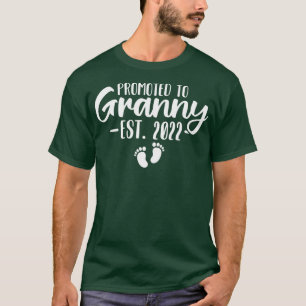 Womens Granny 2022 Pregnancy Announcement First ti T-Shirt