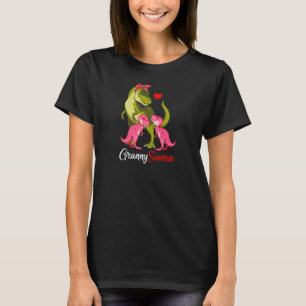 Womens Grannysaurus T Rex Granny Mum Saurus Dinosa T-Shirt