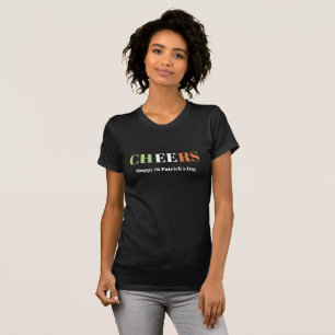 Women's Graphic Novelty Fashion T-shirt - CHEERS!