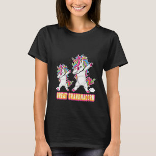 Womens Great Grandmacorn Great Grandma And Baby Un T-Shirt