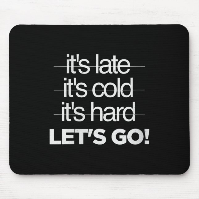 Womens Great Motivational Discipline Workout No Ex Mouse Pad (Front)