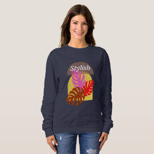 Women's Grey Stylish Boho Sweatshirt