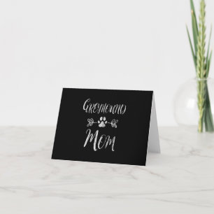 Womens Greyhound Mum Shirt Italian Greyhound Mum Note Card