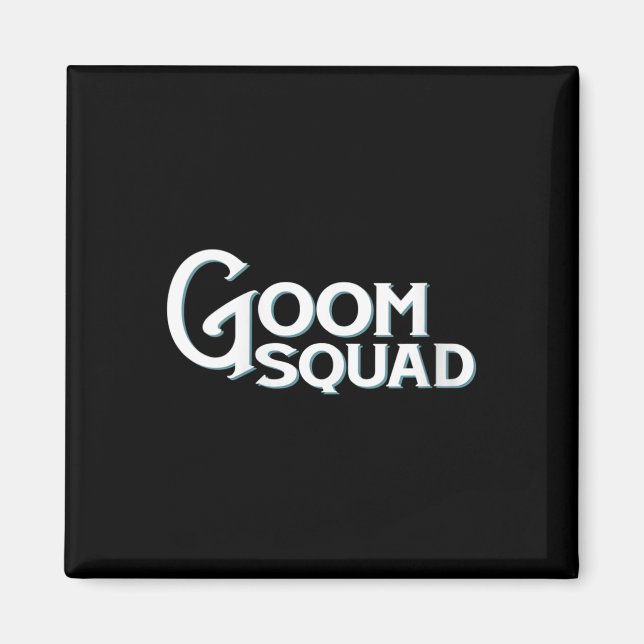 Womens Groom Squad Matching Getting Ready Bride &a Magnet (Front)