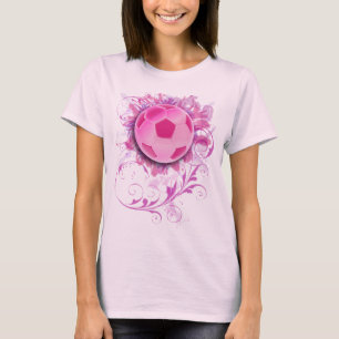 Women's Grunge Floral Soccer Shirt
