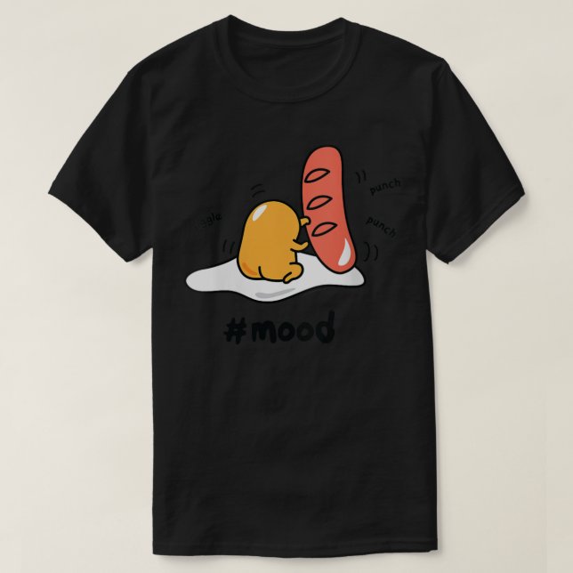 Womens Gudetama the Lazy Egg #mood Boxing Punching T-Shirt (Design Front)