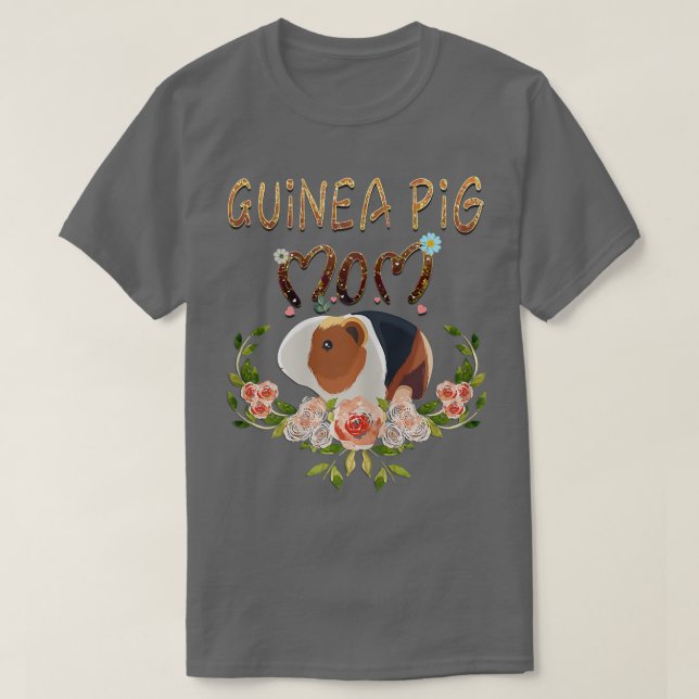 Womens Guinea Pig Mom Funny Pet Owne Guinea Pig Lo T-Shirt (Design Front)