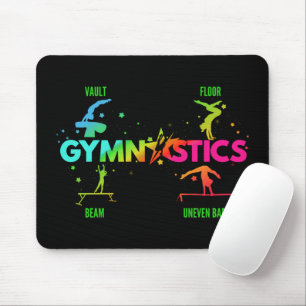 Women's Gymnastics Bars Beam Vault Floor Mouse Pad