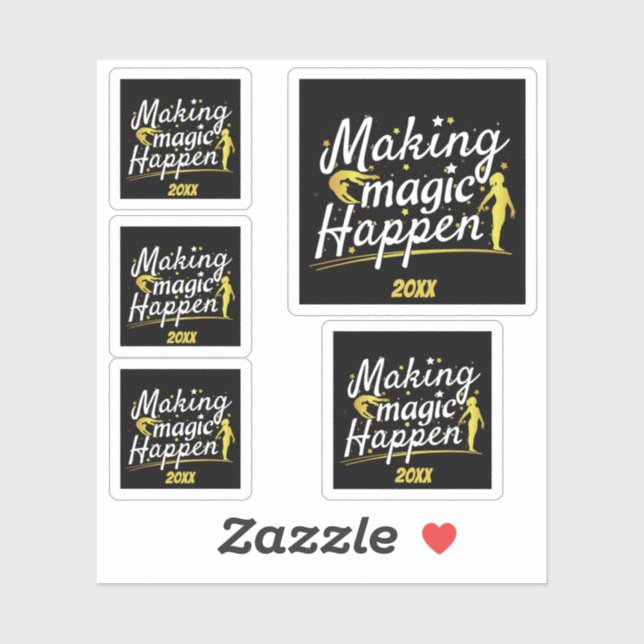 Women's Gymnastics Making Magic Happen Quote (Sheet)