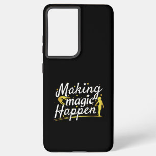 Women's Gymnastics Making Magic Happen Quote Samsung Galaxy Case