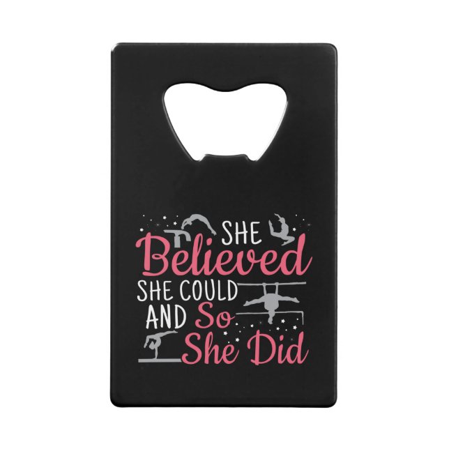 Women's Gymnastics - She Believed She Could (Front)