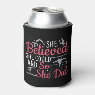Women's Gymnastics - She Believed She Could Can Cooler