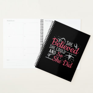 Women's Gymnastics - She Believed She Could Planner