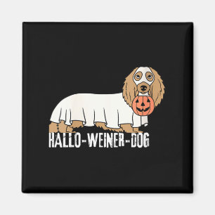 Womens Hallo-Weiner-Dog Dachshund Halloween Dog Magnet