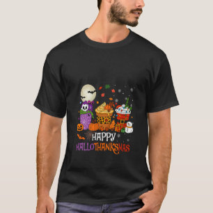Womens Hallothanksmas Halloween Thanksgiving Chris T-Shirt