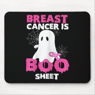 Womens Halloween Costume Breast Cancer Is Boo Shee Mouse Pad