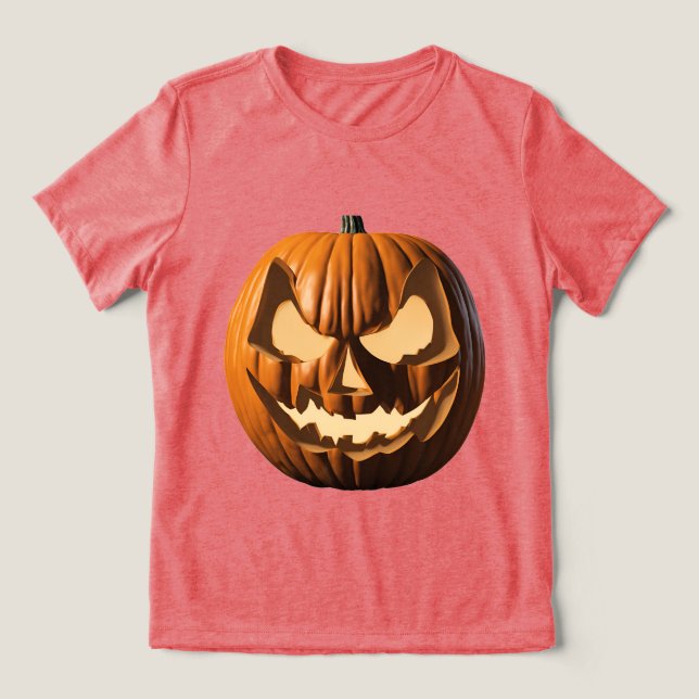 Women's Halloween Red Triblend T-Shirt  Tri-Blend Shirt (Design Front)