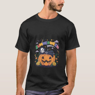 Womens Halloween Summer Celebrate Summerween V Nec T-Shirt