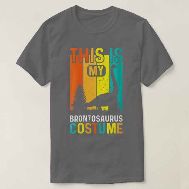 Womens Halloween Tee Brontosaurus Costume Hallowee (Design Front)