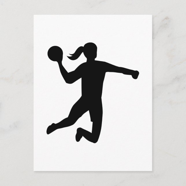 Womens handball postcard (Front)