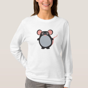 *Women's Hanes Nano Long Sleeve T-Shirt, White T-Shirt