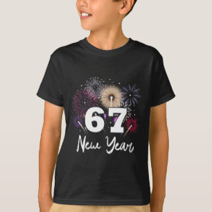 Womens Happy 2026 New Year's Eve Party 67 Meme V-n T-Shirt