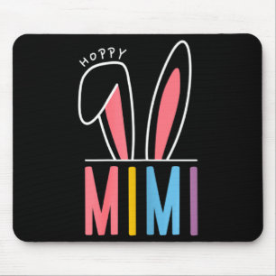Womens Happy Easter Day 2023 Hoppy Mimi Bunny Funn Mouse Pad