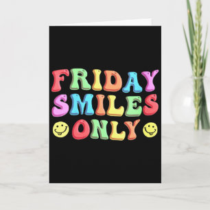 Womens Happy Friday Fri Yay Teacher School Meme V- Card