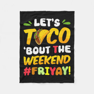 Womens Happy Friday Fri Yay Teacher School Meme V- Fleece Blanket