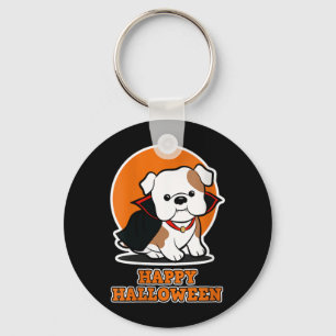 Womens Happy Halloween For Dog Lover - Vampire Dog Key Ring