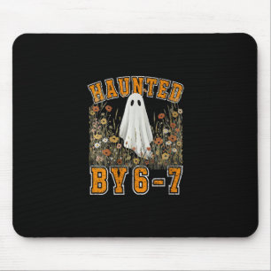 Womens Haunted 67 Six Seven Meme Funny Mouse Pad
