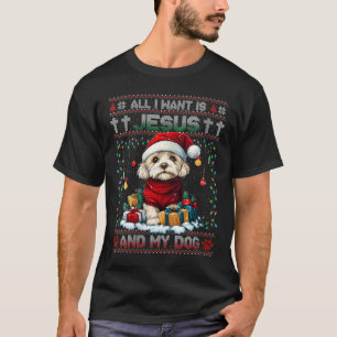 Womens Havanese Christmas Tree Lights Decorations T-Shirt