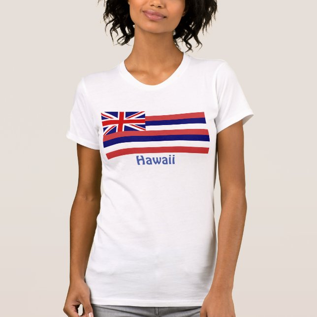 Women's Hawaii Flag T-Shirt (Front)